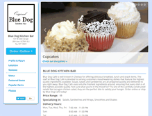 Tablet Screenshot of orderbluedogcafe.com